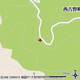 奈良県五條市西吉野町北曽木641周辺の地図