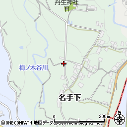 和歌山県紀の川市名手下32周辺の地図