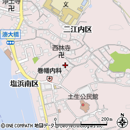 広島県尾道市因島土生町宇和部区1662-5周辺の地図