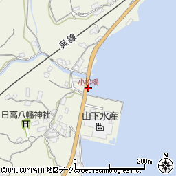 小松橋周辺の地図