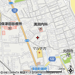 香川県さぬき市津田町津田1005周辺の地図
