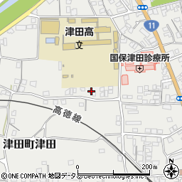 香川県さぬき市津田町津田1705周辺の地図