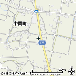 香川県高松市中間町1277周辺の地図