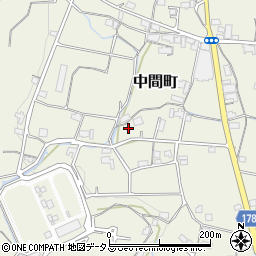 香川県高松市中間町1234周辺の地図