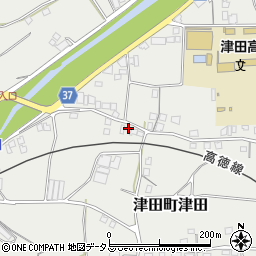 香川県さぬき市津田町津田1830-8周辺の地図