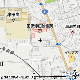 香川県さぬき市津田町津田1681周辺の地図