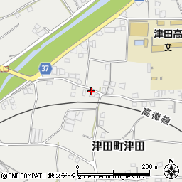 香川県さぬき市津田町津田1830-3周辺の地図