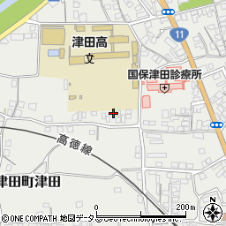 香川県さぬき市津田町津田1703-5周辺の地図