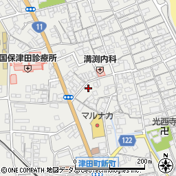 香川県さぬき市津田町津田1003周辺の地図