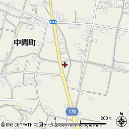 香川県高松市中間町1278周辺の地図