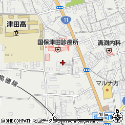 香川県さぬき市津田町津田1682-1周辺の地図