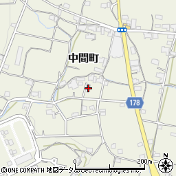香川県高松市中間町1240周辺の地図