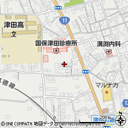 香川県さぬき市津田町津田1682-4周辺の地図