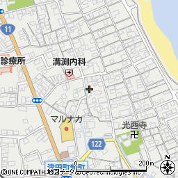 香川県さぬき市津田町津田1032-4周辺の地図