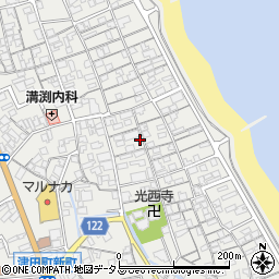 香川県さぬき市津田町津田1218-2周辺の地図