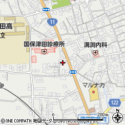 香川県さぬき市津田町津田1665-1周辺の地図