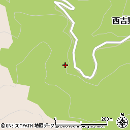奈良県五條市西吉野町北曽木644周辺の地図