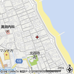 香川県さぬき市津田町津田1209周辺の地図