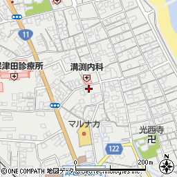 香川県さぬき市津田町津田1047周辺の地図