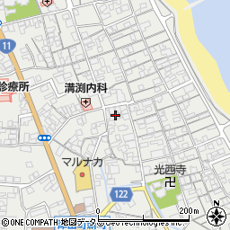 香川県さぬき市津田町津田1032-3周辺の地図
