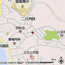 広島県尾道市因島土生町宇和部区1619周辺の地図