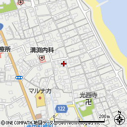 香川県さぬき市津田町津田1030-1周辺の地図