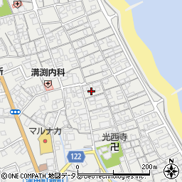 香川県さぬき市津田町津田1193-2周辺の地図