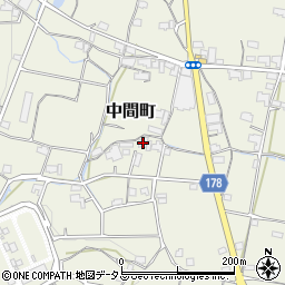 香川県高松市中間町1238周辺の地図