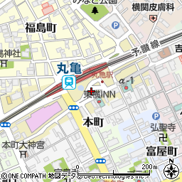 香川県丸亀市浜町129周辺の地図