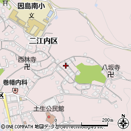 広島県尾道市因島土生町宇和部区1623周辺の地図