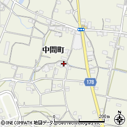 香川県高松市中間町1273周辺の地図