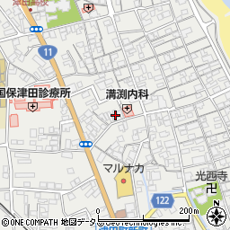 香川県さぬき市津田町津田1061-4周辺の地図
