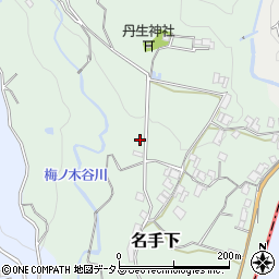 和歌山県紀の川市名手下30周辺の地図