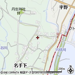 和歌山県紀の川市名手下119周辺の地図
