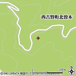 奈良県五條市西吉野町北曽木541周辺の地図
