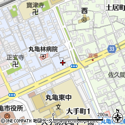 香川県丸亀市風袋町271周辺の地図