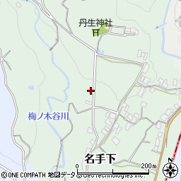 和歌山県紀の川市名手下25周辺の地図