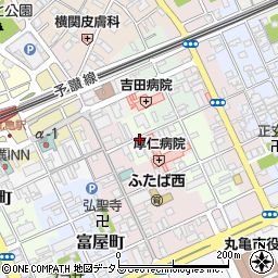 香川県丸亀市松屋町周辺の地図