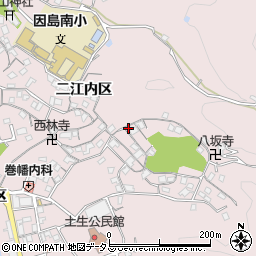 広島県尾道市因島土生町宇和部区1627周辺の地図