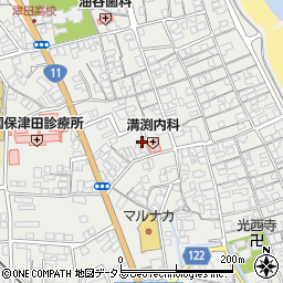 香川県さぬき市津田町津田1061-3周辺の地図