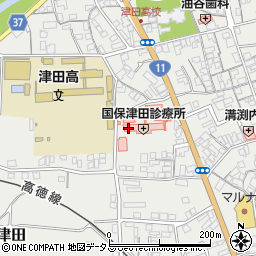 大川地区医師会周辺の地図
