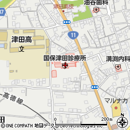 香川県さぬき市津田町津田1673-1周辺の地図