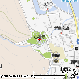 心蓮寺周辺の地図