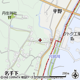 和歌山県紀の川市名手下195周辺の地図