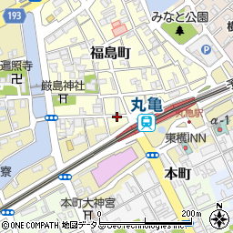 香川県丸亀市新町周辺の地図