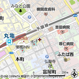 香川県丸亀市浜町8周辺の地図