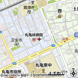 香川県丸亀市風袋町173周辺の地図