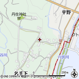 和歌山県紀の川市名手下周辺の地図