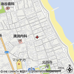 香川県さぬき市津田町津田1180-7周辺の地図