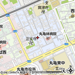 香川県丸亀市風袋町196周辺の地図